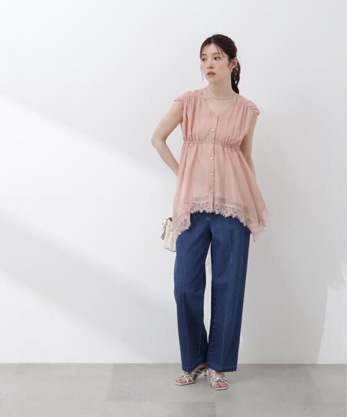 PROPORTION BODY DRESSING(プロポーションボディドレッシング)の「【加藤栞さん着用】ワイドフレアスラックスパンツ / 1216130400(スラックス・レディース・ブラック/ネイビー・SMALL/MEDIUM/P/S)」の21枚目の写真