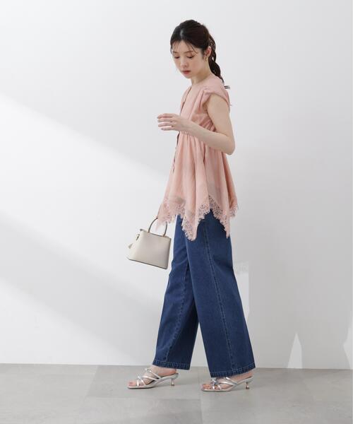 PROPORTION BODY DRESSING(プロポーションボディドレッシング)の「【加藤栞さん着用】ワイドフレアスラックスパンツ / 1216130400(スラックス・レディース・ブラック/ネイビー・SMALL/MEDIUM/P/S)」の22枚目の写真