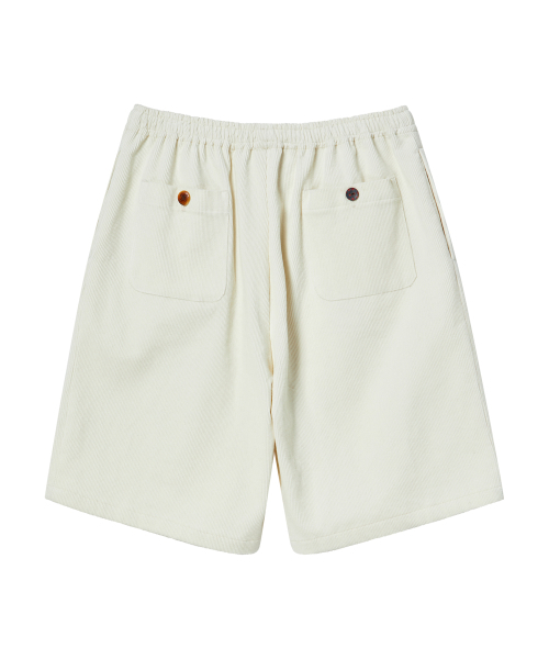 Beyond Closet（-）の「[コレクションライン] ヴィンテージワッペンディテールコーデュロイハーフパンツアイボリー（その他パンツ・メンズ・その他・MEDIUM/LARGE）」の3枚目の写真