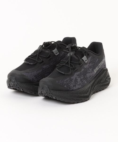 SALOMON(サロモン)の「SALOMON サロモン AERO GLIDE 4 GRVL W エアロ グライド 4 グラベル L49175100(スニーカー・レディース・ブラック・23.0cm/24.0cm/25.0cm/23.5cm/24.5cm)」の1枚目の写真