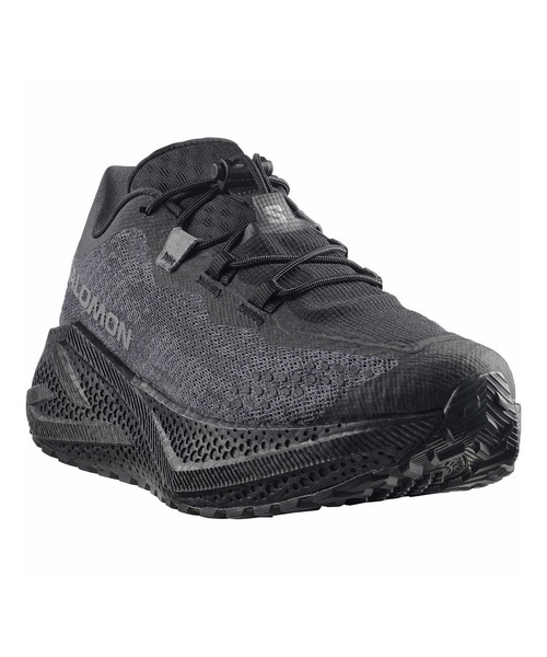 SALOMON(サロモン)の「SALOMON サロモン AERO GLIDE 4 GRVL W エアロ グライド 4 グラベル L49175100(スニーカー・レディース・ブラック・23.0cm/24.0cm/25.0cm/23.5cm/24.5cm)」の3枚目の写真