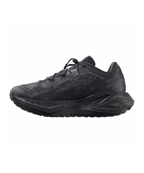 SALOMON(サロモン)の「SALOMON サロモン AERO GLIDE 4 GRVL W エアロ グライド 4 グラベル L49175100(スニーカー・レディース・ブラック・23.0cm/24.0cm/25.0cm/23.5cm/24.5cm)」の2枚目の写真