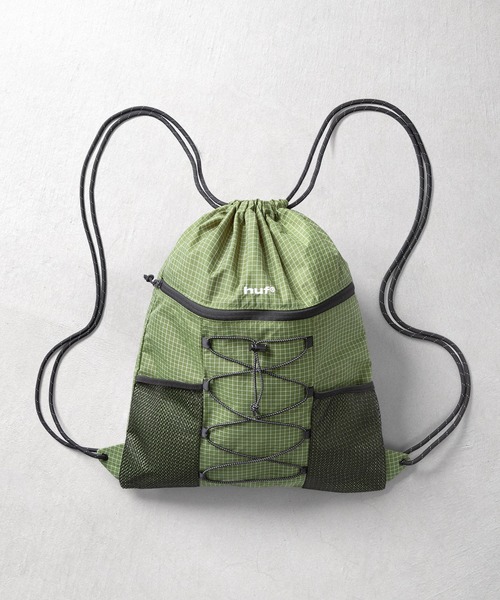 HUF(ハフ)の「HUF eightynine RIPSTOP KNAPSACK(バックパック/リュック・メンズ・パープル/ブラック/オリーブ・O/S)」の2枚目の写真
