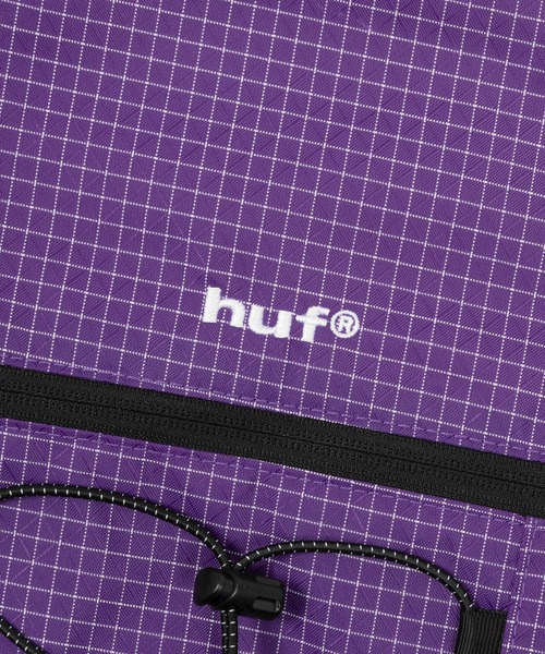 HUF(ハフ)の「HUF eightynine RIPSTOP KNAPSACK(バックパック/リュック・メンズ・パープル/ブラック・O/S)」の16枚目の写真