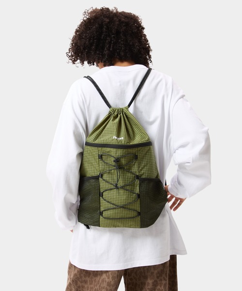 HUF(ハフ)の「HUF eightynine RIPSTOP KNAPSACK(バックパック/リュック・メンズ・パープル/ブラック/オリーブ・O/S)」の21枚目の写真