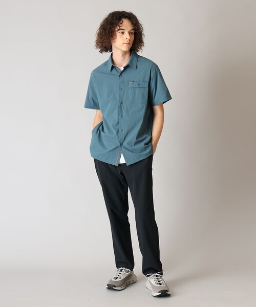 Columbia(コロンビア)の「撥水 UVカット Columbia/ ランドローマーリップストップ ショートスリーブ シャツII /コロンビア(シャツ/ブラウス・メンズ・ブラック/ベージュ・S/M/L/XL)」の7枚目の写真