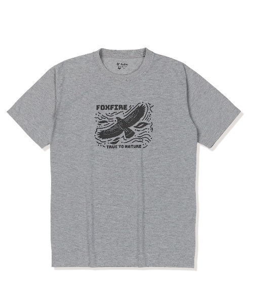 Foxfire(フォックスファイヤー)の「CシールドイーグルT S/S(Tシャツ/カットソー・メンズ・グレー/パープル/ネイビー・XL/L/M/S)」の2枚目の写真