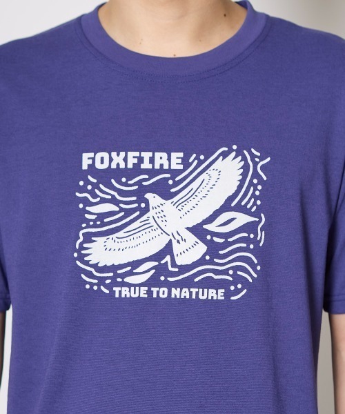 Foxfire(フォックスファイヤー)の「CシールドイーグルT S/S(Tシャツ/カットソー・メンズ・グレー/パープル/ネイビー・XL/L/M/S)」の4枚目の写真