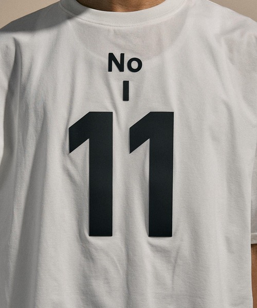NUMERALS（ヌメラルズ）の「[NUMERALS]NUMBER 11 PRINT T（Tシャツ/カットソー・メンズ・ホワイト/ブラック/グレー・MEDIUM/LARGE）」の20枚目の写真