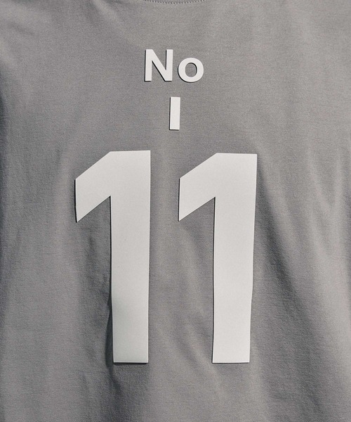 NUMERALS（ヌメラルズ）の「[NUMERALS]NUMBER 11 PRINT T（Tシャツ/カットソー・メンズ・ホワイト/ブラック/グレー・MEDIUM/LARGE）」の21枚目の写真