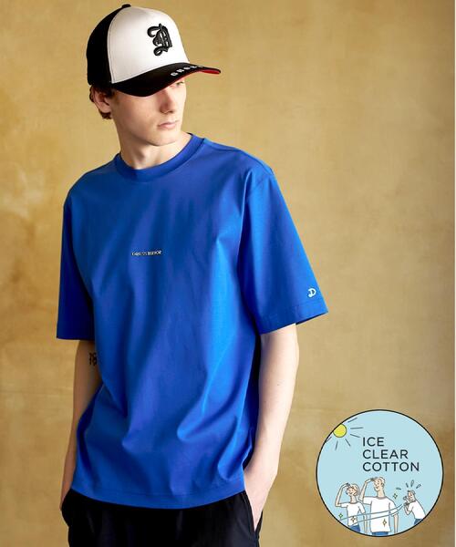 DRESSTERIOR(ドレステリア)の「【接触冷感/抗菌防臭/消臭】ICE CLEAR COTTON NINEストリートTシャツ(Tシャツ/カットソー・メンズ・ブルー系その他/ブラック/ホワイト/スミクロ・92/91/94/90)」の4枚目の写真
