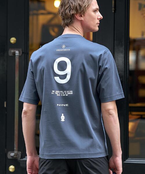 DRESSTERIOR(ドレステリア)の「【接触冷感/抗菌防臭/消臭】ICE CLEAR COTTON NINEストリートTシャツ(Tシャツ/カットソー・メンズ・ブルー系その他/ブラック/ホワイト/スミクロ・92/91/94/90)」の5枚目の写真