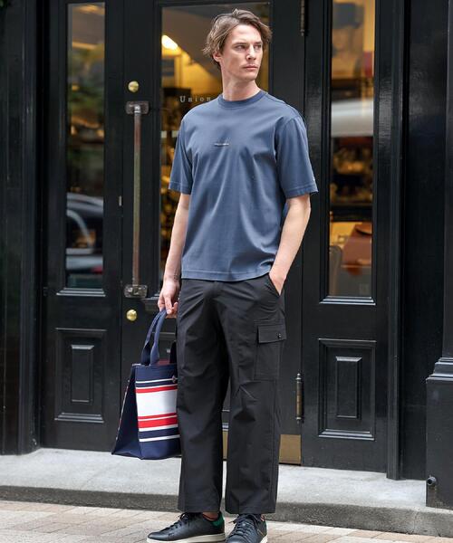 DRESSTERIOR(ドレステリア)の「【接触冷感/抗菌防臭/消臭】ICE CLEAR COTTON NINEストリートTシャツ(Tシャツ/カットソー・メンズ・ブルー系その他/ブラック/ホワイト/スミクロ・92/91/94/90)」の6枚目の写真