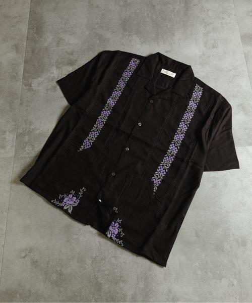 MANYMENMANYMINDS — Enbroidery / rayon shirt