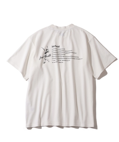 CONVERSE(コンバース)の「【CONVERSE/コンバース】Jack Purcell エンザイムスムースグラフィックTシャツ(Tシャツ/カットソー・メンズ・ホワイト系3/ブラック系2/ブラック系4/ホワイト系1/ホワイト系2/ホワイト系4/ブラック系1/ブラック系3・M/L)」の14枚目の写真