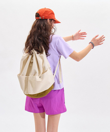 HELLO SUNRISE（ハローサンライズ）の「HS Canvas Duffle Backpack_Ivory & Beige（バックパック/リュック）」