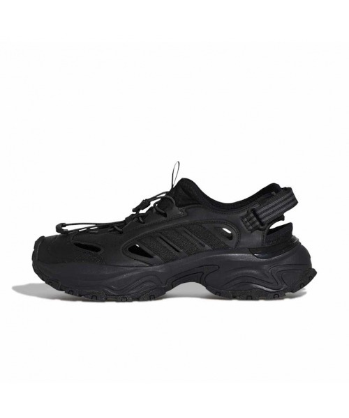 adidas(アディダス)の「アディダス adidas スニーカー サンダル KH5990(サンダル・レディース・ブラック×ブラック・23.5cm/24.5cm/25.5cm/26.5cm/27.5cm/28.5cm)」の2枚目の写真