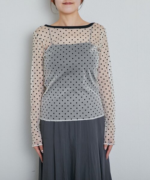 シアードット前後2WAYトップス（Tシャツ/カットソー）｜La boutique