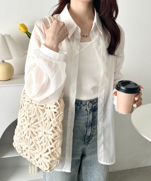 wears(ウェアーズ)の「巾着付き♪フラワー透かし編みトートバッグ(トートバッグ・レディース・ベージュ/アイボリー・FREE)」の14枚目の写真