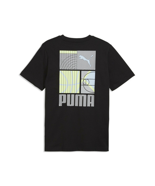 PUMA(プーマ)の「PUMA プーマ メンズ グラフィック スポーツ 半袖 Tシャツ(Tシャツ/カットソー・メンズ・ブラック/ホワイト・SMALL/X-LARGE/XX-LARGE/MEDIUM/LARGE)」の6枚目の写真