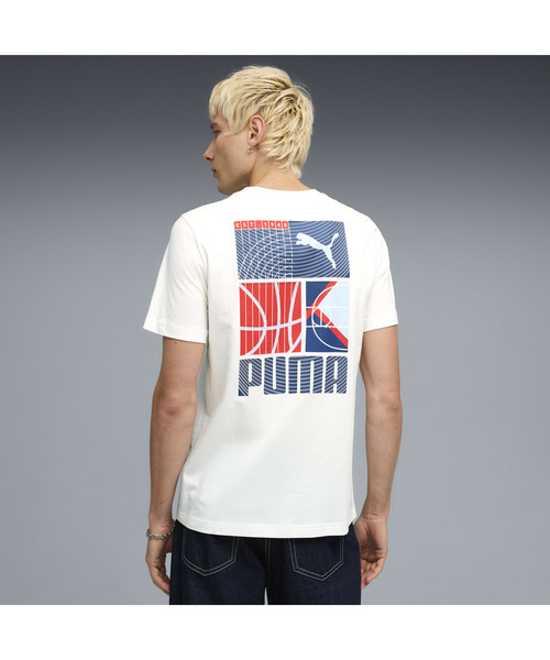 PUMA(プーマ)の「PUMA プーマ メンズ グラフィック スポーツ 半袖 Tシャツ(Tシャツ/カットソー・メンズ・ブラック/ホワイト・SMALL/X-LARGE/XX-LARGE/MEDIUM/LARGE)」の7枚目の写真