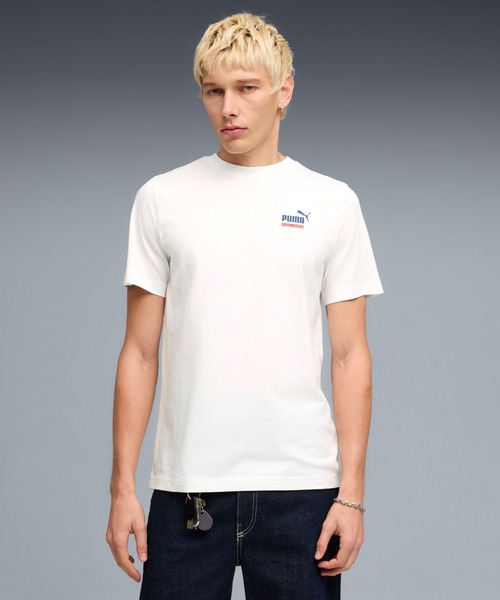 PUMA(プーマ)の「PUMA プーマ メンズ グラフィック スポーツ 半袖 Tシャツ(Tシャツ/カットソー・メンズ・ブラック/ホワイト・SMALL/X-LARGE/XX-LARGE/MEDIUM/LARGE)」の2枚目の写真