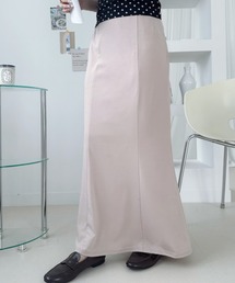 マーメイドスカート ロング丈 マキシ丈 ハイウエスト タイト フレア ボトムス 美脚 シルエット フェミニン 上品