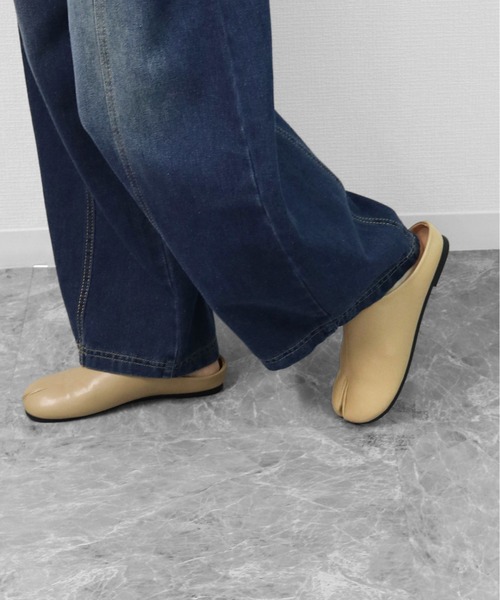THE CELL.(ザセルドット)の「ソフトソール足袋スリッポン SPLIT TOE SLIP-ONS(サンダル・レディース・ベージュ/ブラック・35/37/39)」の18枚目の写真