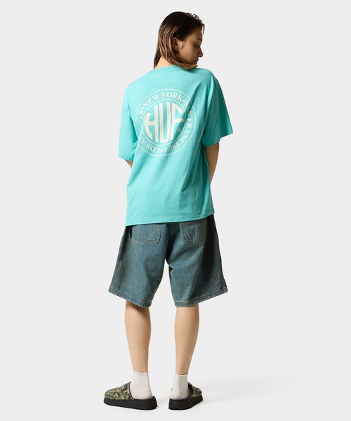 HUF(ハフ)の「REGIONAL TEE(Tシャツ/カットソー・メンズ・ブラック/ホワイト/カモフラージュ/マスタード/アクア・S/XS/XXL/XL/L/M)」の14枚目の写真