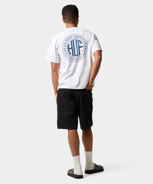HUF(ハフ)の「REGIONAL TEE(Tシャツ/カットソー・メンズ・ブラック/ホワイト/カモフラージュ/マスタード/アクア・S/XS/XXL/XL/L/M)」の8枚目の写真