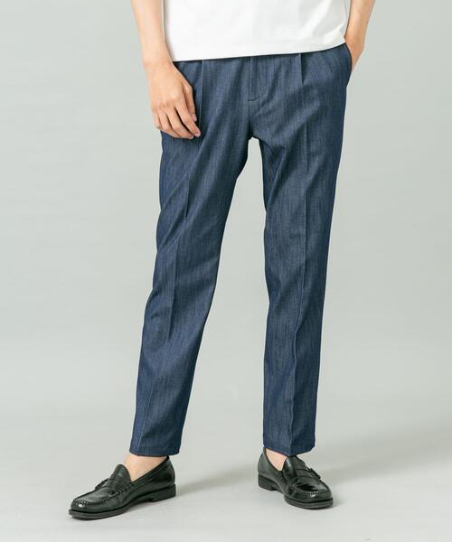 URBAN RESEARCH ROSSO MEN（アーバンリサーチロッソメン）の「『WEB限定』『接触冷感 / XLサイズあり』クールタッチデニムスラックス（デニムパンツ・メンズ・ベージュ/インディゴブルー/ブラック系その他/ブラック/カーキ・X-LARGE/LARGE/MEDIUM/SMALL）」の21枚目の写真
