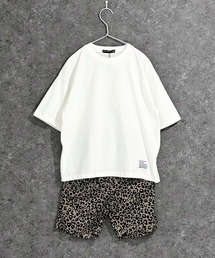 SHISKY（シスキー）の「キッズ レオパード柄 半袖セットアップ(425-00)（セットアップ）」
