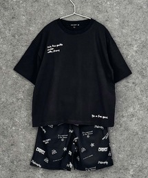 SHISKY（シスキー）の「キッズ レオパード柄 半袖セットアップ(425-00)（セットアップ）」