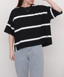 libelle more | ビッグボーダードルマンプルオーバー(Tシャツ/カットソー)