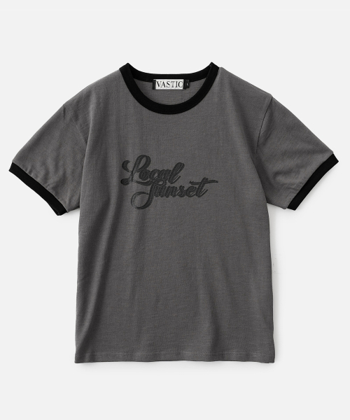 VASTIC(バスティック)の「サンセットリンガーTシャツ_チャコール(Tシャツ/カットソー・メンズ・チャコール・MEDIUM/LARGE/X-LARGE)」の2枚目の写真