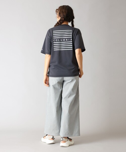 Columbia(コロンビア)の「UVカット Columbia/ ウィメンズ バラードガーデン オムニフリーズゼロ ショートスリーブ Tシャツ /コロンビア(Tシャツ/カットソー・レディース・パープル/ブラック/ホワイト・L/M/XL/S)」の16枚目の写真