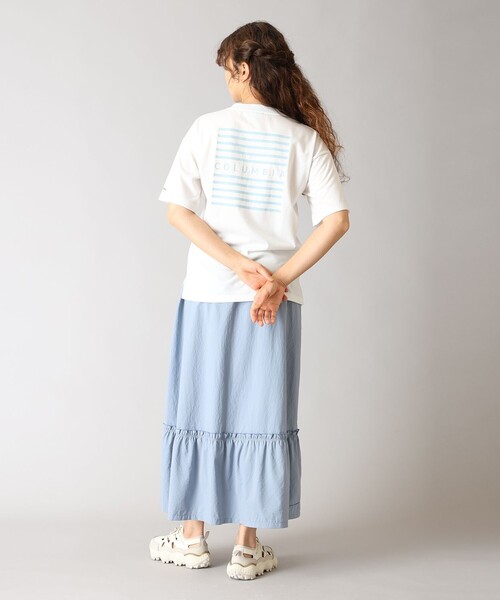 Columbia(コロンビア)の「UVカット Columbia/ ウィメンズ バラードガーデン オムニフリーズゼロ ショートスリーブ Tシャツ /コロンビア(Tシャツ/カットソー・レディース・パープル/ブラック/ホワイト・L/M/XL/S)」の19枚目の写真