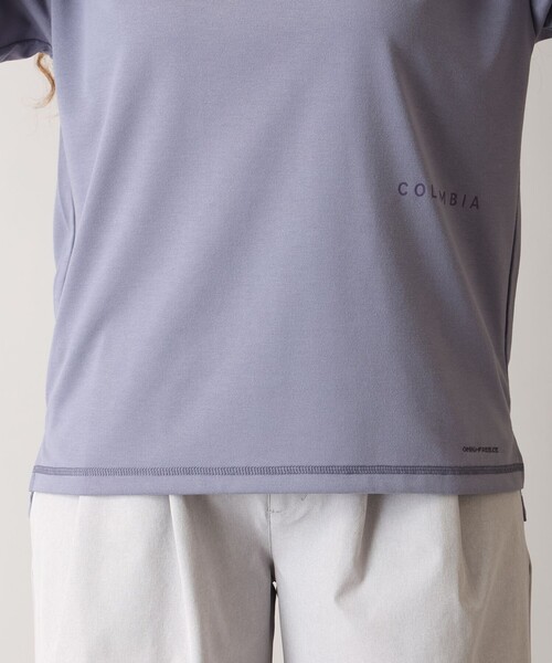 Columbia(コロンビア)の「UVカット Columbia/ ウィメンズ バラードガーデン オムニフリーズゼロ ショートスリーブ Tシャツ /コロンビア(Tシャツ/カットソー・レディース・パープル/ブラック/ホワイト・L/M/XL/S)」の4枚目の写真