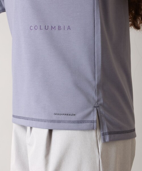 Columbia(コロンビア)の「UVカット Columbia/ ウィメンズ バラードガーデン オムニフリーズゼロ ショートスリーブ Tシャツ /コロンビア(Tシャツ/カットソー・レディース・パープル/ブラック/ホワイト・L/M/XL/S)」の5枚目の写真