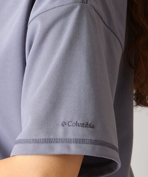 Columbia(コロンビア)の「UVカット Columbia/ ウィメンズ バラードガーデン オムニフリーズゼロ ショートスリーブ Tシャツ /コロンビア(Tシャツ/カットソー・レディース・パープル/ブラック/ホワイト・L/M/XL/S)」の8枚目の写真