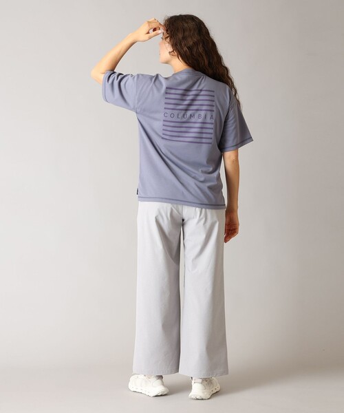 Columbia(コロンビア)の「UVカット Columbia/ ウィメンズ バラードガーデン オムニフリーズゼロ ショートスリーブ Tシャツ /コロンビア(Tシャツ/カットソー・レディース・パープル/ブラック/ホワイト・L/M/XL/S)」の12枚目の写真