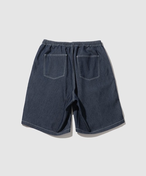 NAVY（ネイビー）の「NAVY デニムライク ベイカーショートパンツ（デニムパンツ・メンズ・ネイビー/ブルー/チャコールグレー・M/S/XL/L）」の11枚目の写真