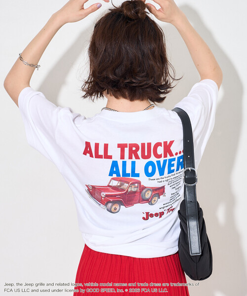 FREAK'S STORE(フリークスストア)の「ジープ プリントTシャツ(Tシャツ/カットソー・レディース・チャコールグレー/ベージュ/ホワイト/ベージュ系その他・フリ-)」の17枚目の写真