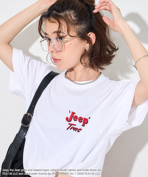 FREAK'S STORE(フリークスストア)の「ジープ プリントTシャツ(Tシャツ/カットソー・レディース・チャコールグレー/ベージュ/ホワイト/ベージュ系その他・フリ-)」の19枚目の写真