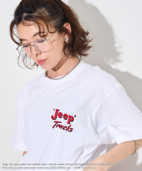 FREAK'S STORE(フリークスストア)の「ジープ プリントTシャツ(Tシャツ/カットソー・レディース・チャコールグレー/ベージュ/ホワイト/ベージュ系その他・フリ-)」の20枚目の写真