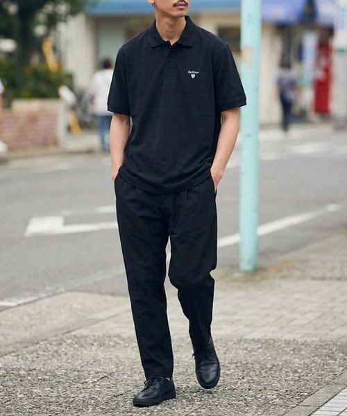 Barbour(バブアー)の「【barbour】barbour original sports polo shirt af(ポロシャツ・メンズ・ネイビー/グリーン/オリーブ/ブラック/グレー/スカイブルー/ホワイト/ブラウン/ホワイト系1・XXL/L/XL/M)」の13枚目の写真