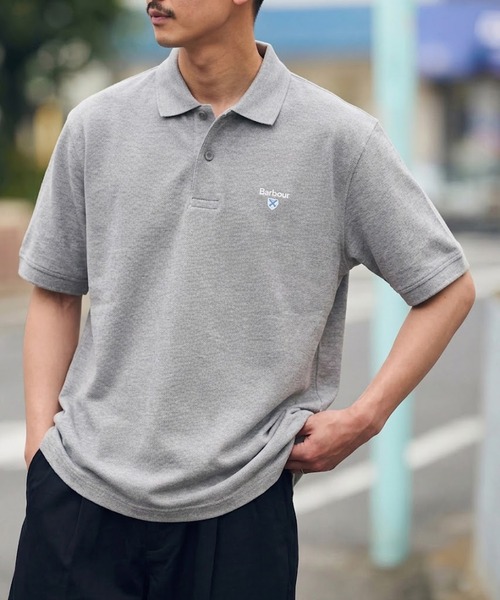 Barbour(バブアー)の「【barbour】barbour original sports polo shirt af(ポロシャツ・メンズ・ネイビー/グリーン/オリーブ/ブラック/グレー/スカイブルー/ホワイト/ブラウン/ホワイト系1・XXL/L/XL/M)」の15枚目の写真