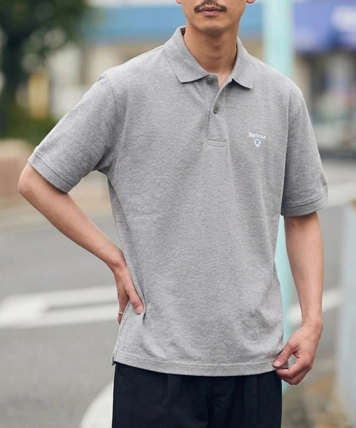 Barbour(バブアー)の「【barbour】barbour original sports polo shirt af(ポロシャツ・メンズ・ネイビー/グリーン/オリーブ/ブラック/グレー/スカイブルー/ホワイト/ブラウン/ホワイト系1・XXL/L/XL/M)」の17枚目の写真