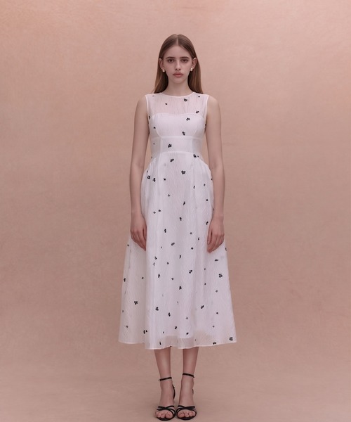 EIMY ISTOIRE(エイミーイストワール)の「GYPSOPHILE DRESS(ワンピース・レディース・ブラック/ホワイト・38/36/34)」の13枚目の写真