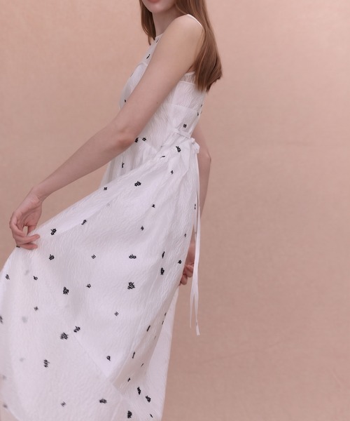 EIMY ISTOIRE(エイミーイストワール)の「GYPSOPHILE DRESS(ワンピース・レディース・ブラック/ホワイト・38/36/34)」の17枚目の写真